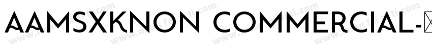 AaMSXKNon Commercial字体转换